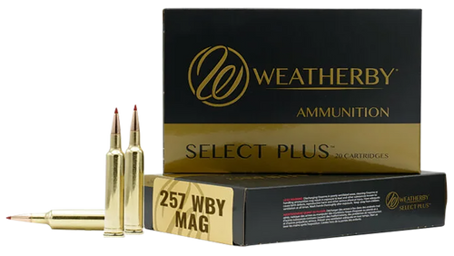 Weatherby B257100TTSX Select Plus  257WthbyMag 100gr Barnes Tipped TSX Lead Free 20 Per Box/10 Case