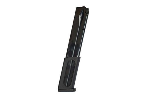 extended 30 round 9mm Korean manufactured Beretta magazine for the model 92FS or CX4.