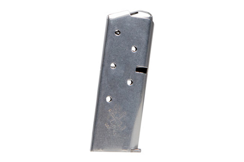 6 round magazine for a Springfield Armory 911 that is chambered in 380 acp. Constructed from Stainless Steel.