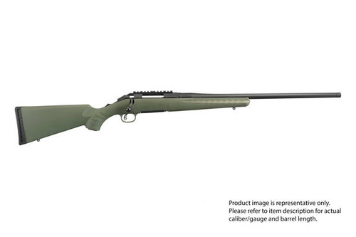 Ruger American Predator rifle chambered in 6.5 Creedmoor with a Moss Green stock. Comes with 1 (one) AI magazine