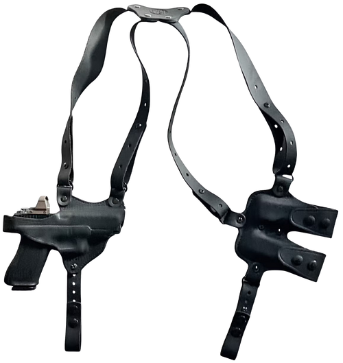 1791 Gunleather NSS2.1SBLHR  Optic Ready Shoulder Horizontal Black Fits Glock 17 Right Hand