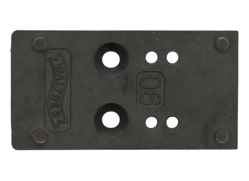 Walther Arms 5136197 Optic Plate  Black Steel Fits Walther PDP 2.0