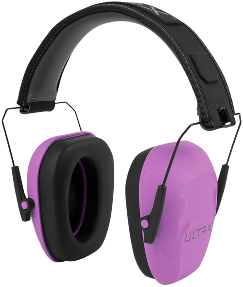 Ultrx Shield Passive Muff Slim - Adult Midnight Plum/black 23db