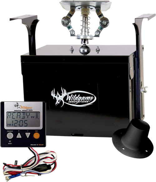 Wildgame Innovations WGIPU0032 Evolution Digital Feeder Kit 6 Programs 1-30 Seconds Duration Black