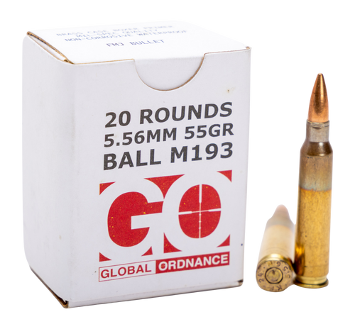 GO 850003223346        556X45 M193 55gr FMJ  20/50