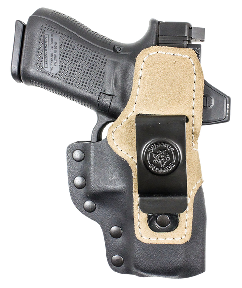 DeSantis Gunhide 230KJ1LZ0 Hyeye  IWB Black Kydex Compatible w/ Glock 19/23/32/45/19x/19 Gen 5 Ambidextrous
