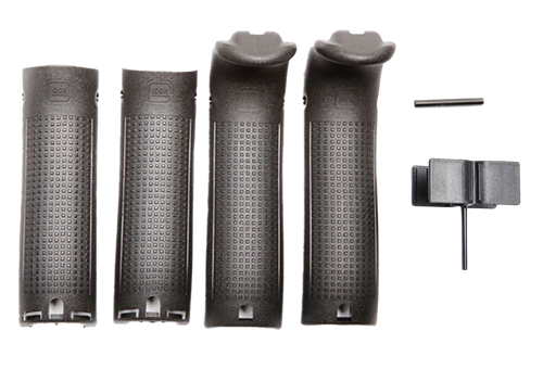 Glock 30819  Backstrap/Beavertail Set Compatible w/ Glock 20/21/40/41 Black Polymer