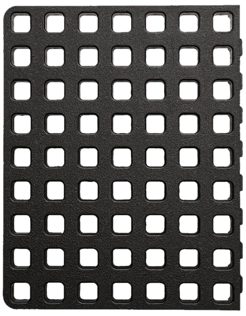 Magpul MAG1383-BLK DAKA Grid Organizer End Panel Black Polypropylene