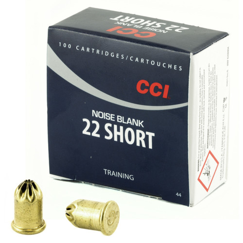 This is a box of CCI ammunition, .22 short blanks. 100 rounds per box.