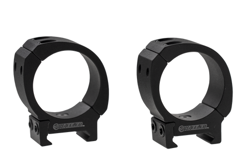 Wheeler Sporter Weaver/pic - Scope Rings 1" Med Mt Black