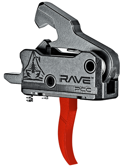 Rise Armament T017PCCRED Rave Pistol Caliber Carbine Black/Red Curved