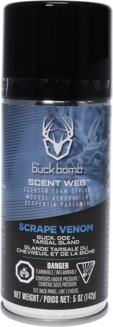 The Buck Bomb HSBBSWSCRPVEN Buck Bomb Scrape Venom Deer 5oz Aerosol