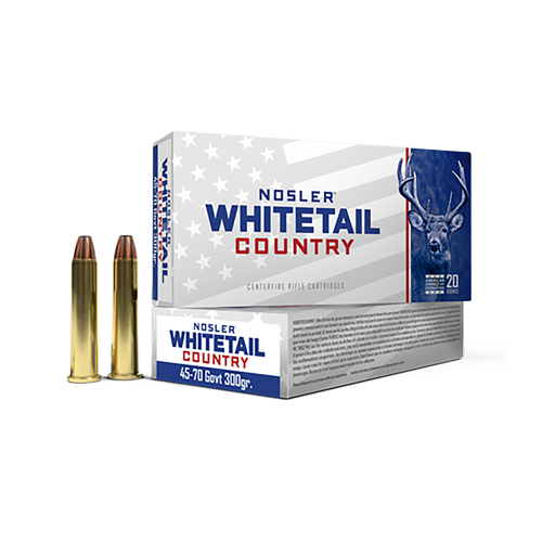 Nosler Whitetail 45-70 Govt - 300gr Lead Nose 20rd 10bx/cs