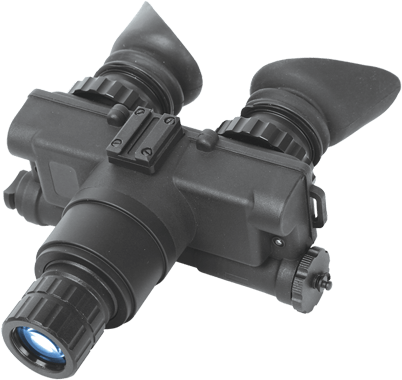 ATN NVGONVG72W NVG7-2W  Night Vision Goggles Matte Black 1x26mm Generation 2+ White Phosphor, 50-57 Ip/mm Resolution