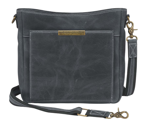 GTM GTM-CZY/98GREY    SLIM PURSE CROSSBODY-BUFF
