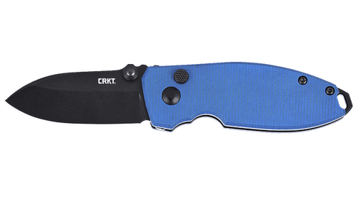 CRKT 2474BDC  SQUID        BUTTON LOCK  2.27 BLUE