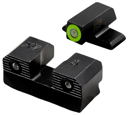 XS Sights SIR201P6G R3D 2.0 Night Sight Set Green Tritium Front/Black Oxide Frame Fits Sig/Springfield/FN 509