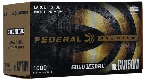 Federal GM150M Gold Medal Premium Multi Caliber Handgun 1000 Per Box/5 Case