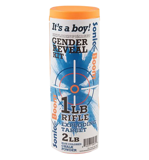 Sonic Boom/jerent SBTGRBOY  Gender Reveal Kit Rifle Firearm 1 lb Boy