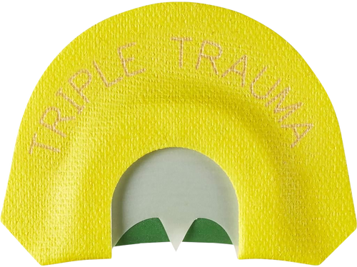 Hunters Specialties HSSTR05901 Premium Flex Triple Trauma Attracts Turkey Species Yellow