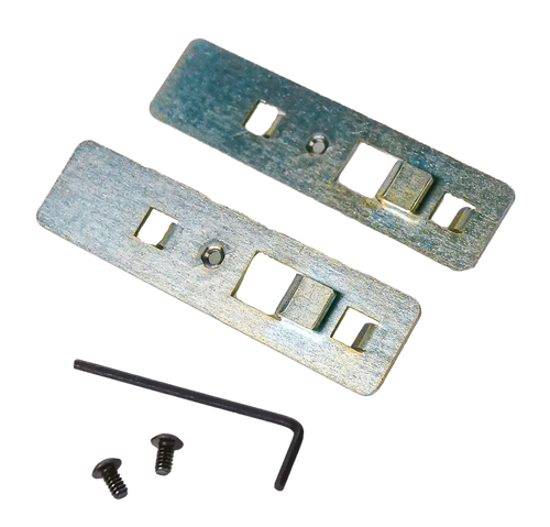 Berry's 84913 Track Clips Pistol Rack Silver Steel Handgun