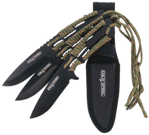 Cold Steel Throwing Knives - 4.4" Blade 3-pack W/sheath