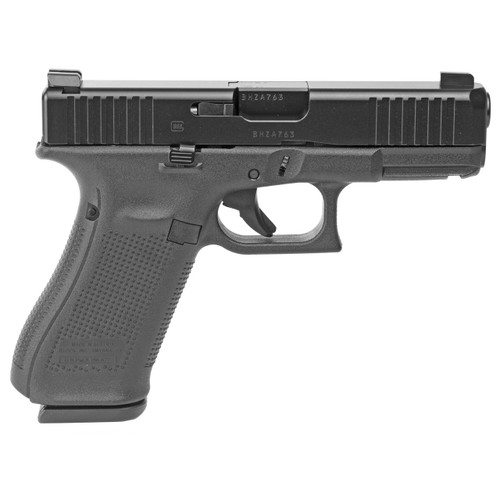 This is a Glock 45 chambered in 9x19(9mm) with Ameriglo Bold Night Sights. Manufactured by Glock Inc. The 45 Features:
