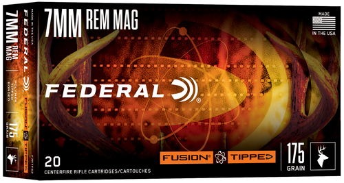 Federal Fusion 7mm Rem Mag - 175gr Tip Fusion 20rd 10bx/cs