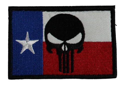 SME FLGTXPUN      TEXAS FLAG W/PUNISHER