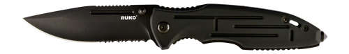 RUKO RUK0153      440A 3-1/2"BLK ANODIZED FOLDING