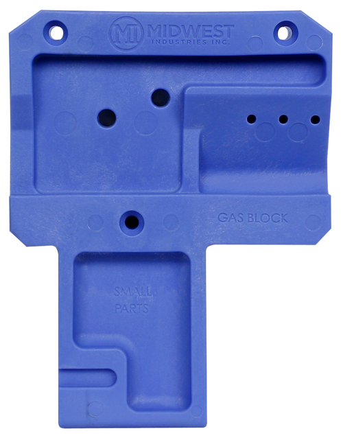 Midwest Industries MILRB Lower Receiver Block  Blu Polymer for Mil-Spec AR-15 Lower