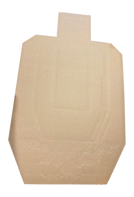 Action Target IPSC-CB IPSC/USPSA Targets  Hanging Cardboard 18" x 30" 100Ct