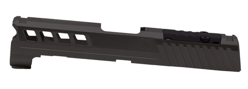 True Precision Inc TPSHCPSBCRMS Axiom Pro Optic Cut Slide Fits Springfield Hellcat Black DLC Anodized 416R Stainless Steel