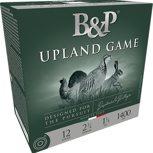B&p Ammunition 4103BUP6 Upland Game  410Gauge 3" 3/4oz 6Shot 25 Per Box/10 Case