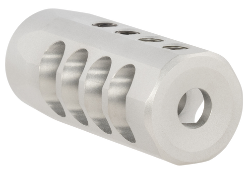 Christensen Arms 8100001702 Side-Baffle  Natural Titanium, 5/8"-24 tpi Threads, 338 Cal (.920" D Bull barrel)