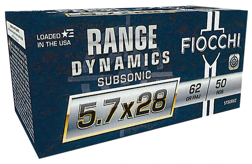 Fiocchi 5.7x28 62gr Subsonic - FMJ 50rd 10bx/cs