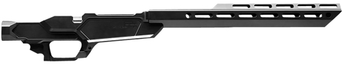 Sharps Bros SBC05 Heatseeker Rifle Chassis Stock 6061-T6 Aluminum w/Black Cerakote Finish, 14" M-LOK Handguard, Fits Ruger American Rifle Ranch Short Action