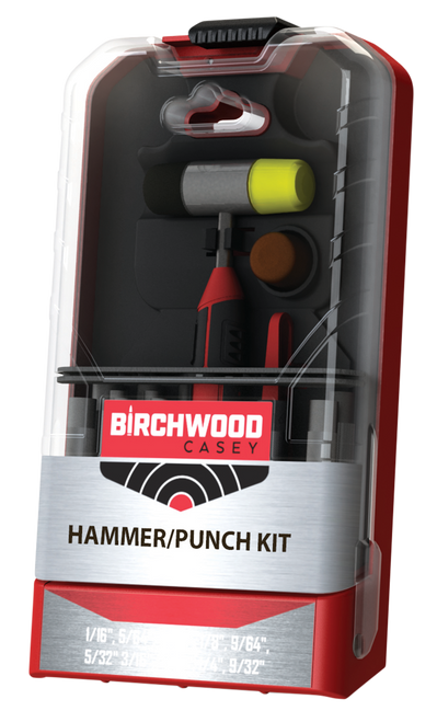 Birchwood Casey ARPNCHHMKIT Hammer & Punch Kit  Black/Red AR Platform Firearm 19 Pieces