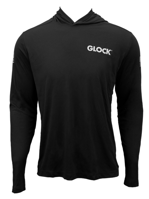 Glock Hooded Performance Long - Sleeve Shirt 2XL Black