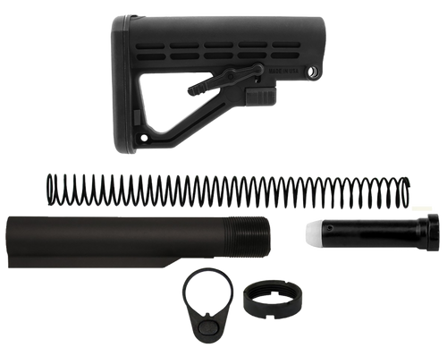 TacFire MAR050B Mil-Spec Buffer Tube  Black Matte AR-15