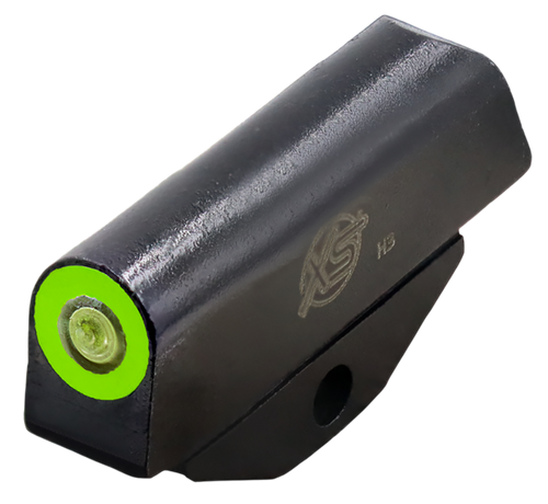 XS Sights SWRV001P4 Standard Dot Front Green Tritium/Black Oxide Frame, Fits S&W Bodyguard