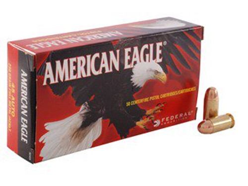 Federal American Eagle 45 auto 230 grain FMJ, 50 rounds per box