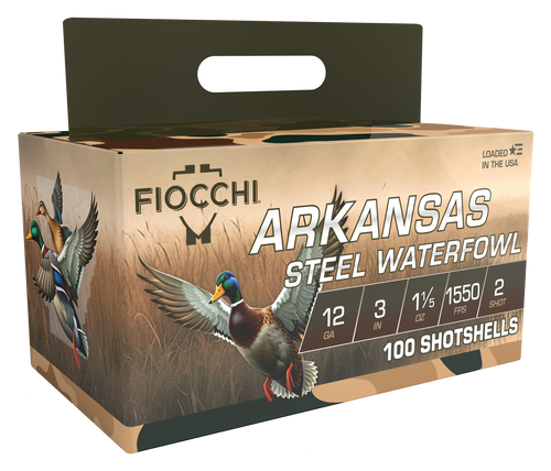 Fiocchi 123ADS2   12Gauge 3" 1 1/5oz 2Shot 100 Per Box/2 Case
