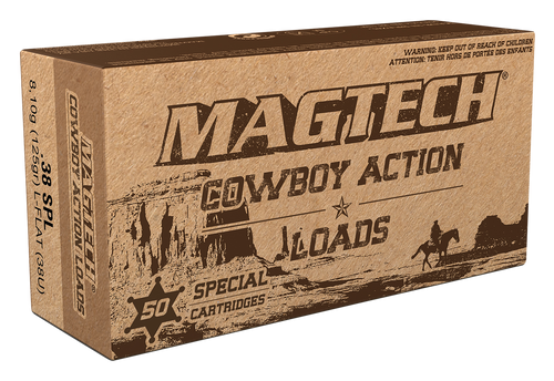 Magtech 38U Cowboy Action  38Special 125gr Lead Flat Nose 50 Per Box/20 Case