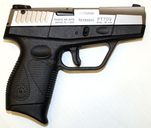 Taurus PT-709 Slim 9mm Stainless Steel Used