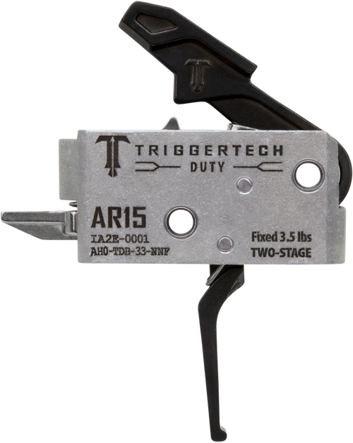 TriggerTech AH0TDB33NNF Duty  Flat Trigger Two-Stage 3.50 lbs Draw Weight Fits AR-15