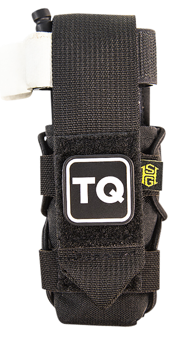 High Speed Gear 11TQ00BK TACO  Tourniquet Pouch, Black Nylon with Velcro Closure, Fits MOLLE, Compatible with Most Windlass-Style Tourniquets, Includes TQ Patch