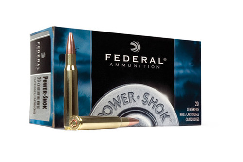 20 Round box of Federal Power Shok 303 British 180 grain soft point.