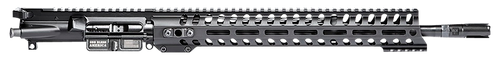Patriot Ordnance Factory  Minuteman Complete Upper 5.56x45mm NATO 16.50" Black Nitride Barrel Aluminum Black Anodized Receiver 14.50" M-LOK Handguard Lo Pro DI Gas Block (Mid Length)
