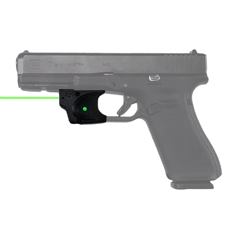 Viridian 9120091  E-Series Fits Glock 17/19/34/45/47 Green Laser Black Polymer Trigger Guard Mount